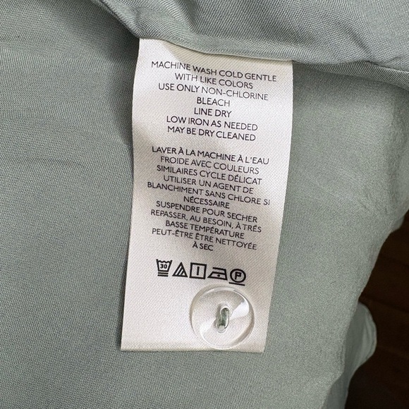 Maeve Anthropologie Ruffle Mini Skirt Moss Green Size XXS preloved - Picture 12 of 13